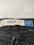Men Gap Easy Fit Black Relaxed Straight W36 L32 Jeans