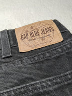Men Gap Easy Fit Black Relaxed Straight W36 L32 Jeans