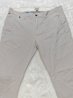 Men Tommy Hilfiger Ferry Beige Slim Chino W34 L32 Pants