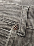 Men Wrangler Texas Stretch 33EC05 Faded Charcoal Grey Corduroy W40 L28 Pants