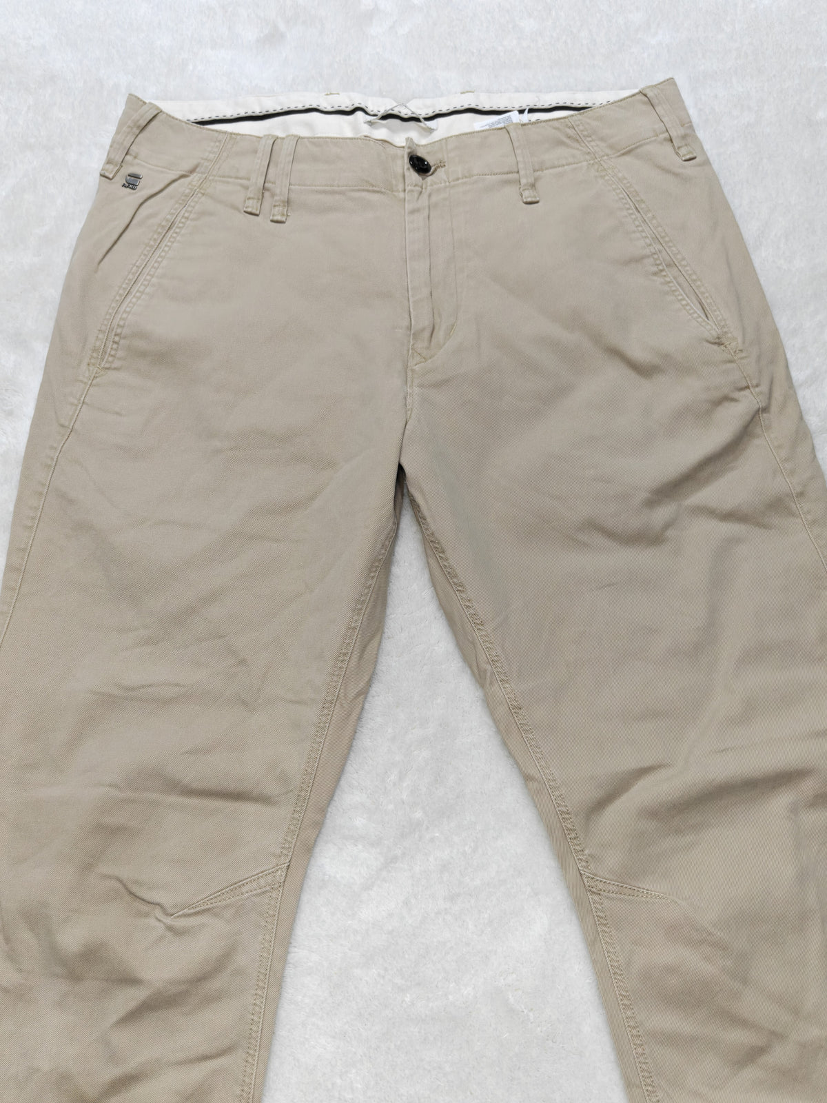 Men G-Star RAW Vetar Slim Chino Beige W34 L32 Pants