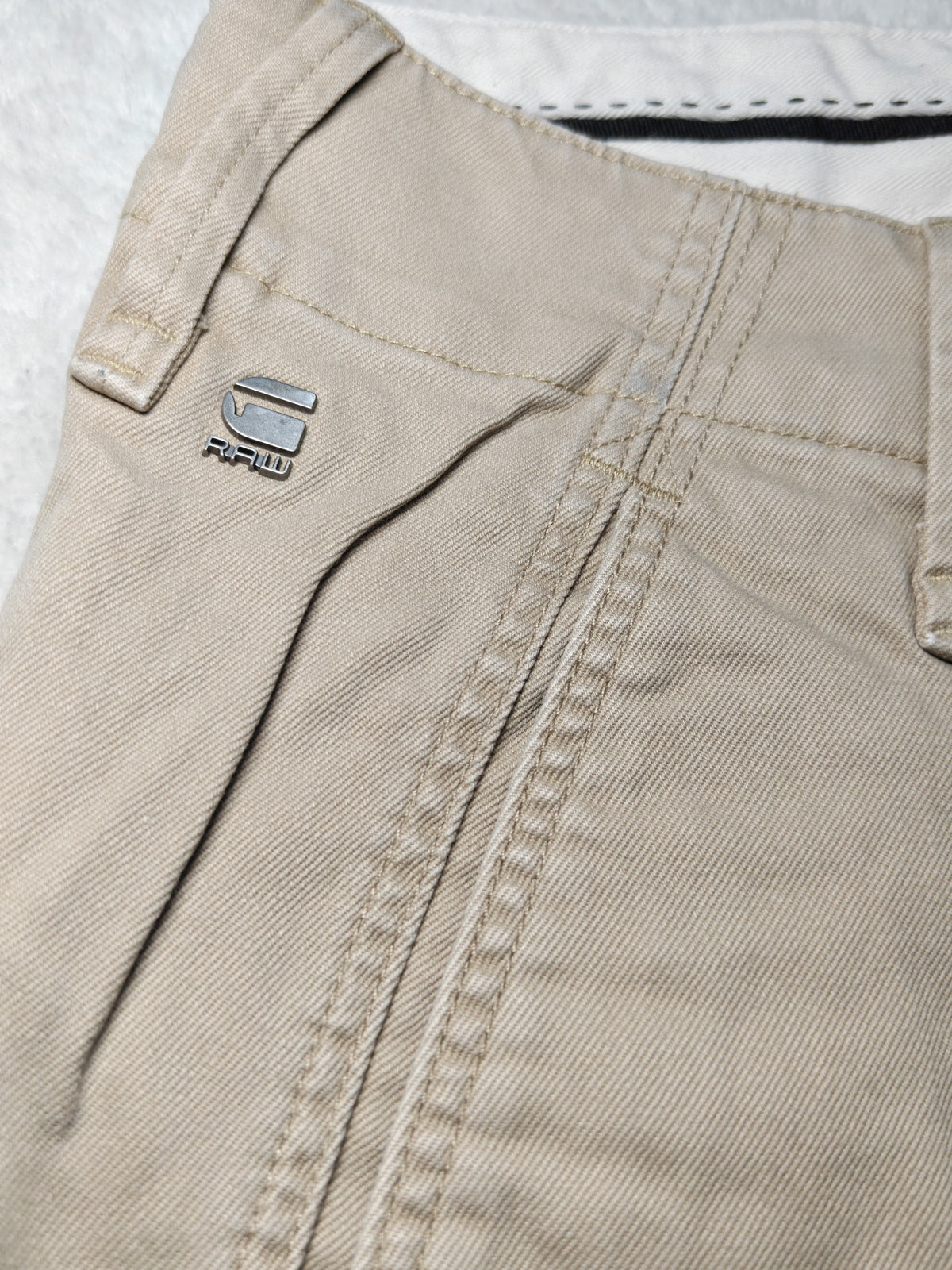Men G-Star RAW Vetar Slim Chino Beige W34 L32 Pants