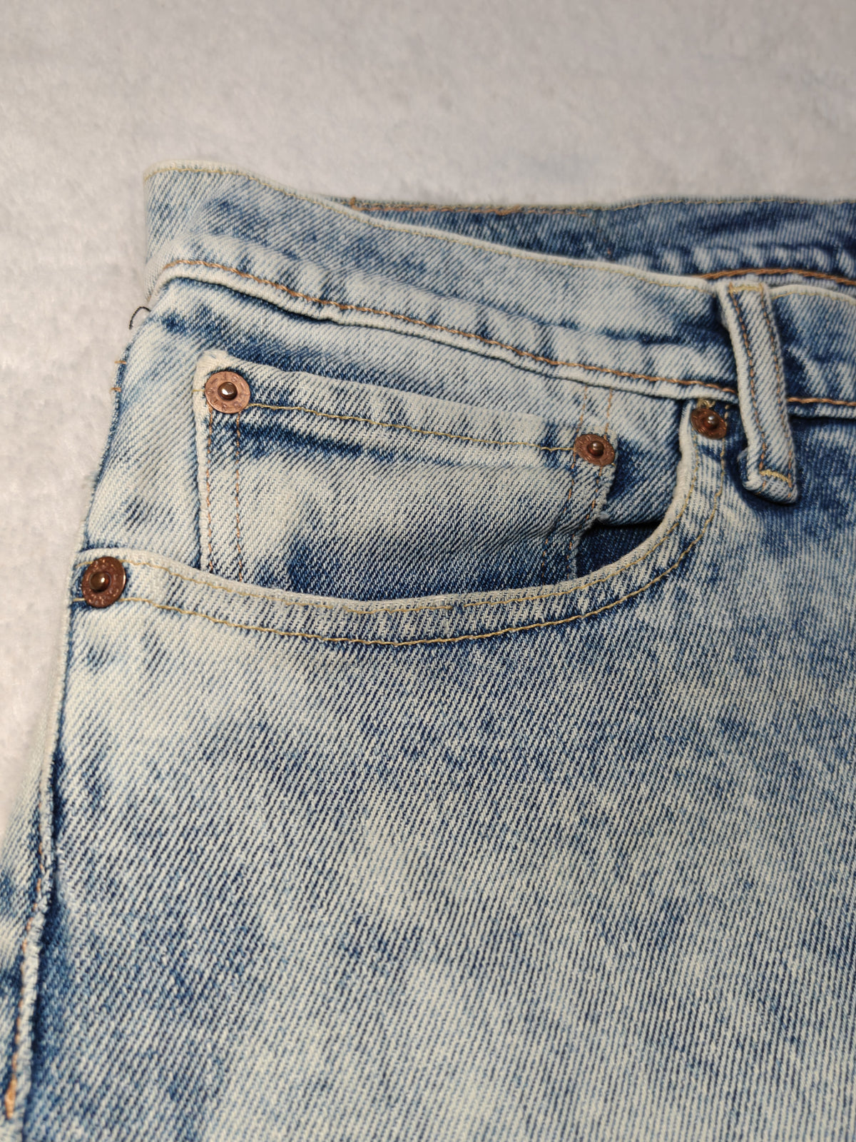 Men Levi’s 510 0638 Faded Blue White Skinny W34 L34 Jeans