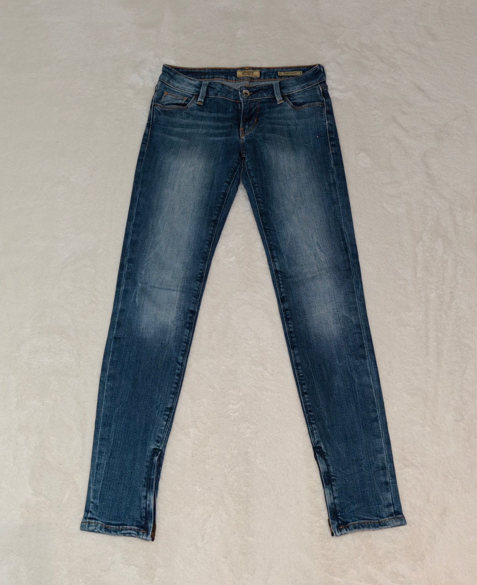 Women GUESS Beverly Blue Denim Skinny W24 EU 34 XS Jeans