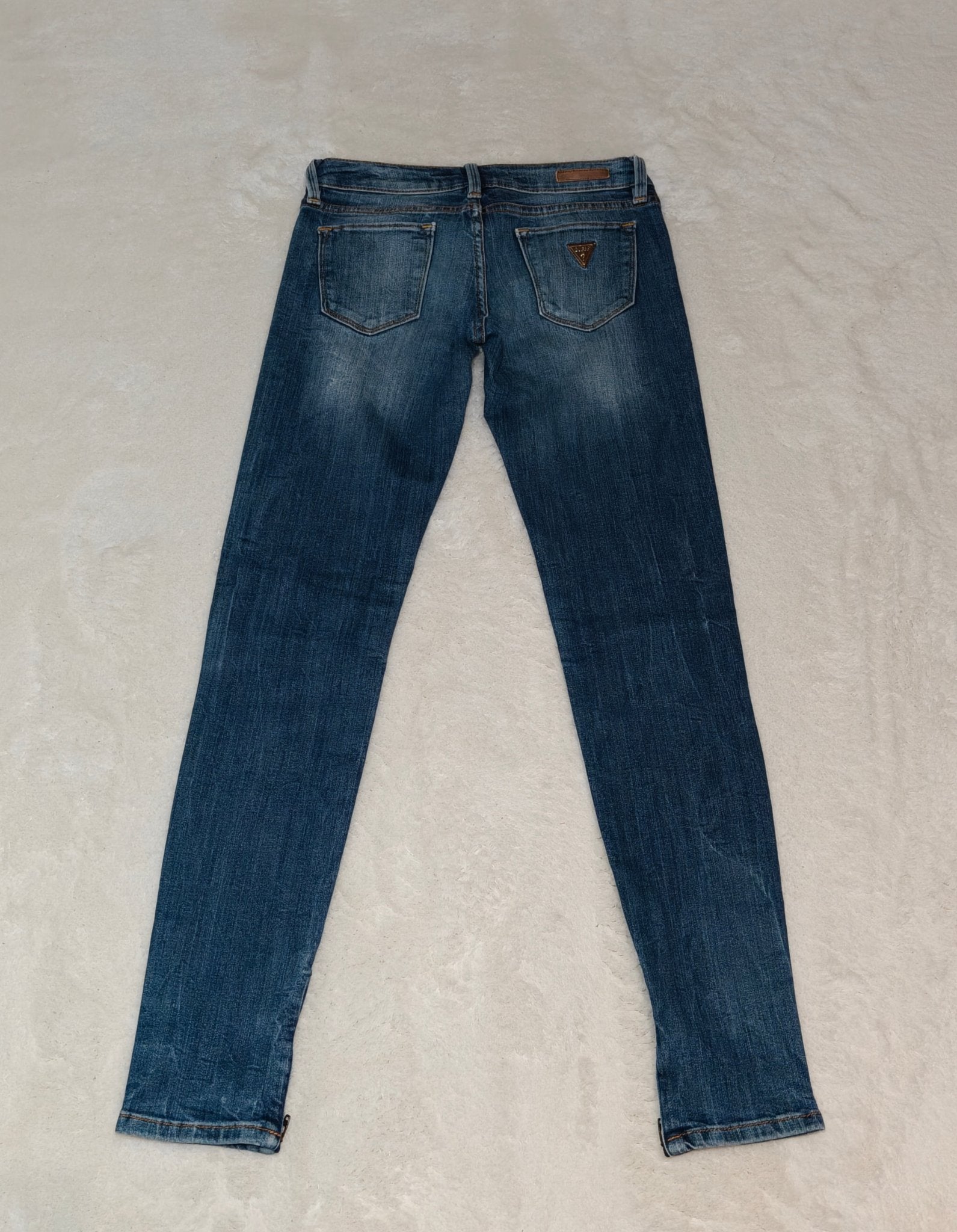 Women GUESS Beverly Blue Denim Skinny W24 EU 34 XS Jeans