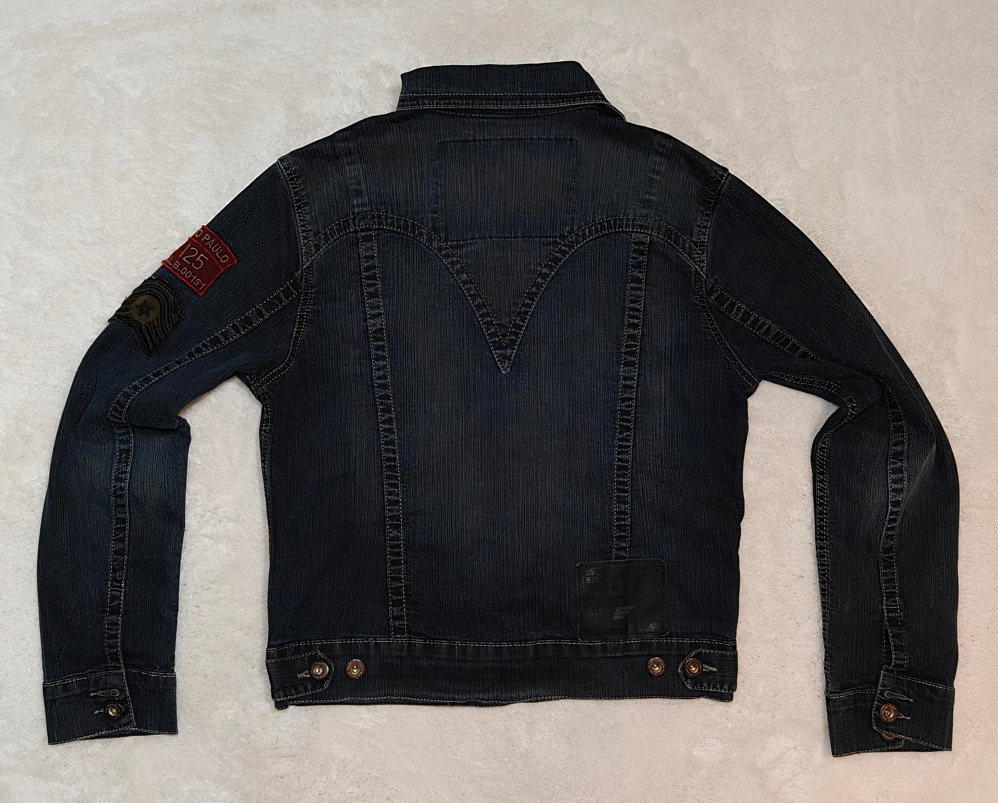 Women Ellus Jeans De Lure Dark Blue M Denim Jacket