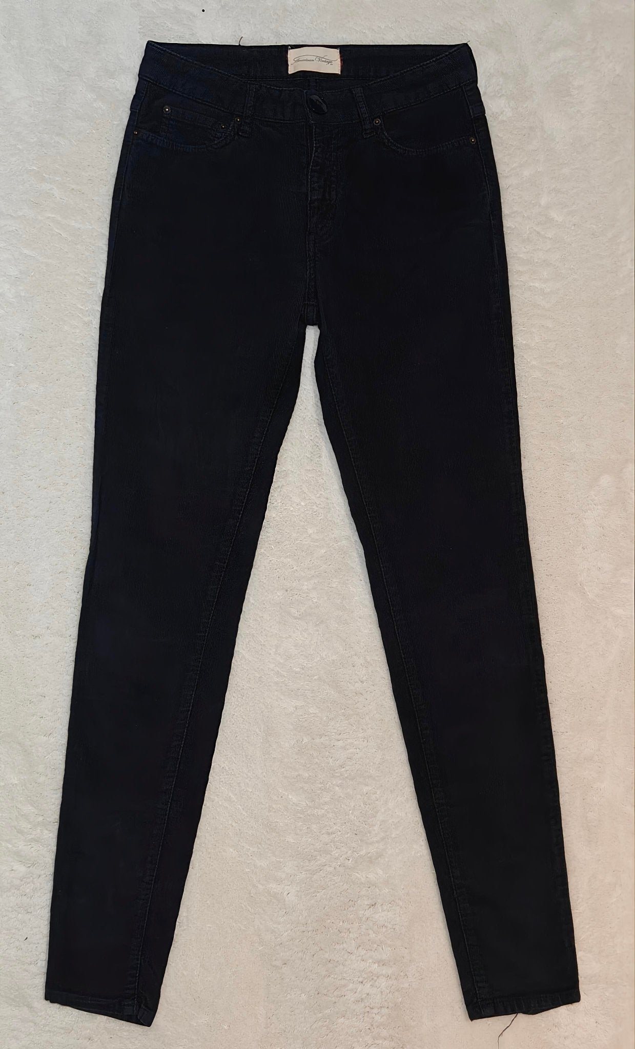 Women American Vintage Dark Blue Skinny W25 L28 EU 34 XS Jeans