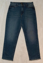 Women LEE Vintage Blue Mom Straight W27 EU 36 S Jeans