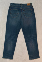Women LEE Vintage Blue Mom Straight W27 EU 36 S Jeans