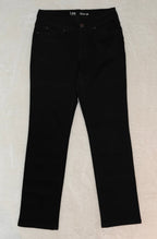 Women Lee Curvy Black Straight W30 L32 (EU 40/M) Jeans