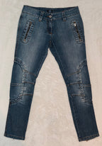Women Cesare Paciotti 4US Kharma Blue Slim W29 L28 (EU 38/M) Jeans