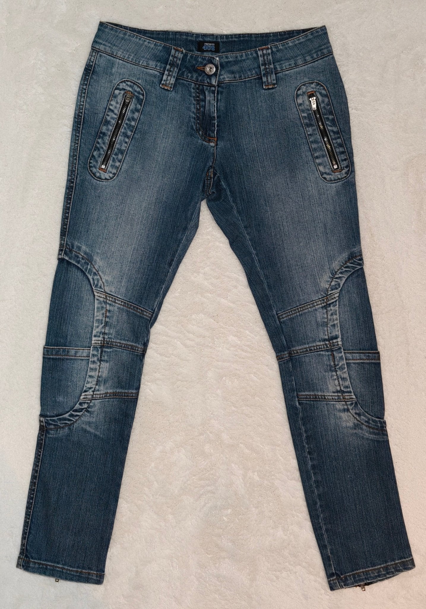 Women Cesare Paciotti 4US Kharma Blue Slim W29 L28 (EU 38/M) Jeans