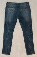 Women Cesare Paciotti 4US Kharma Blue Slim W29 L28 (EU 38/M) Jeans