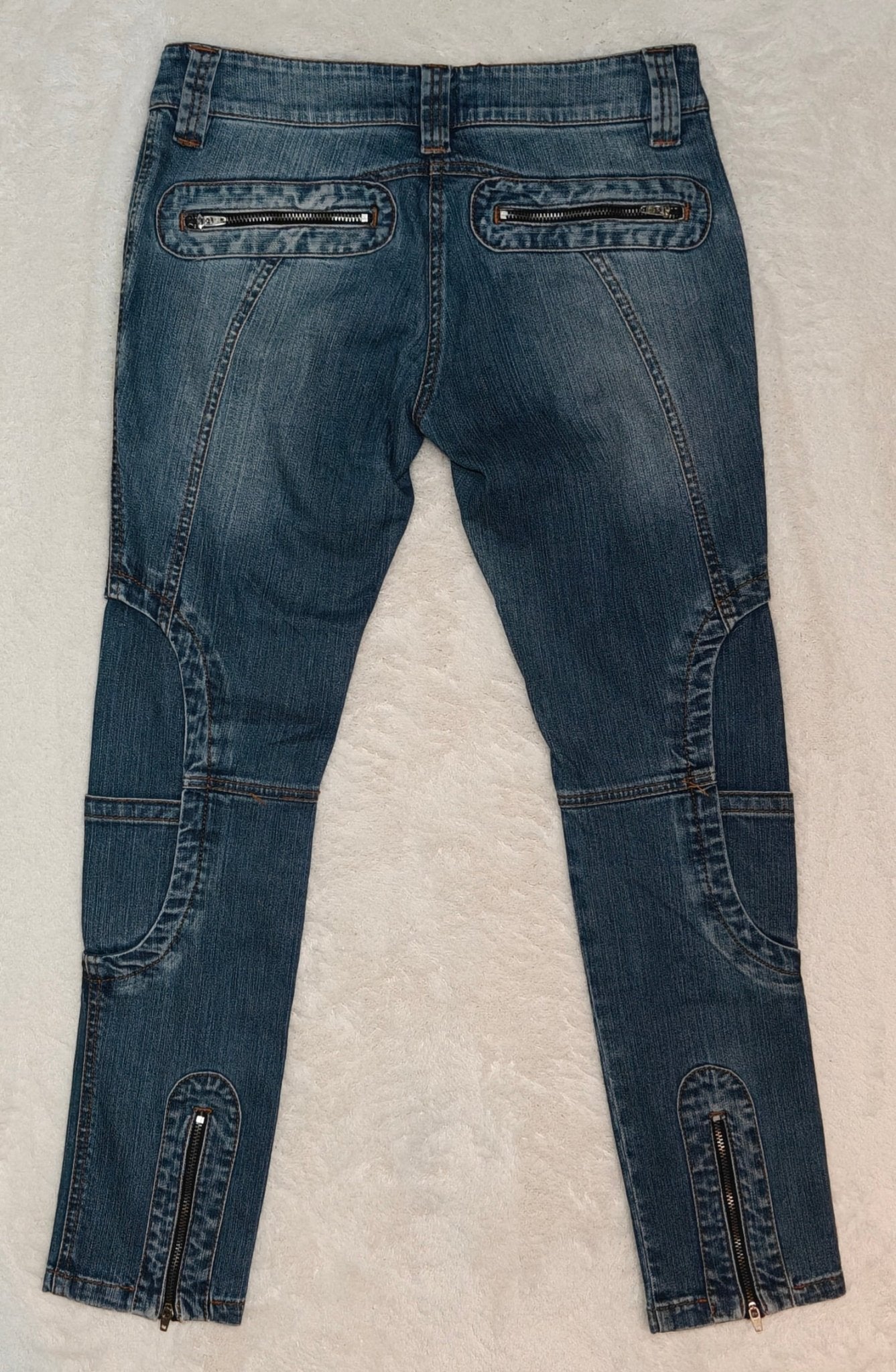 Women Cesare Paciotti 4US Kharma Blue Slim W29 L28 (EU 38/M) Jeans