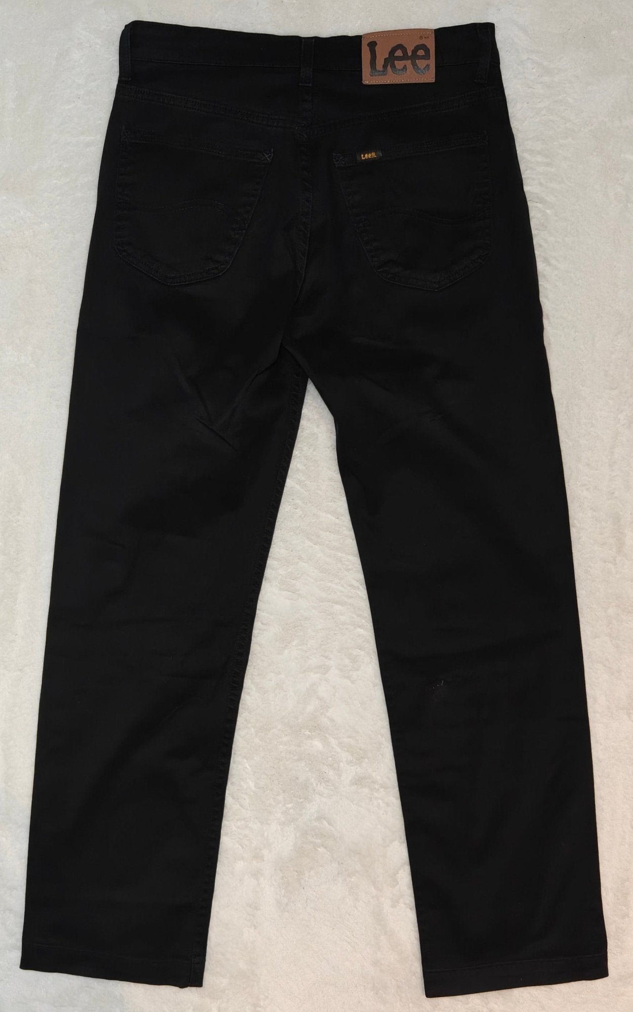 Men Lee Brooklyn Black Straight W32 L32 Jeans