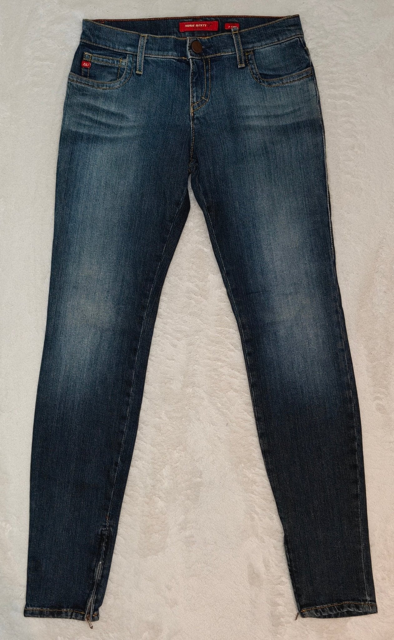 Women Miss Sixty J Lot Blue Skinny W28 L32 (EU 38/M) Jeans