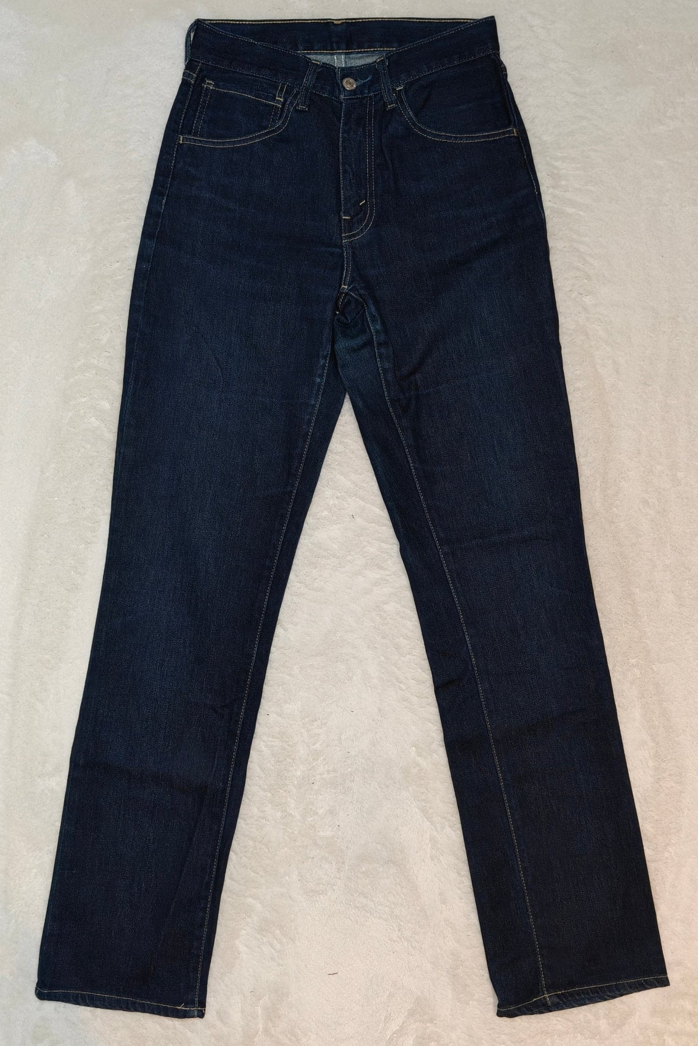 Women Levi's 595 Dark Blue Straight W30 L34 (EU 40/L) Jeans