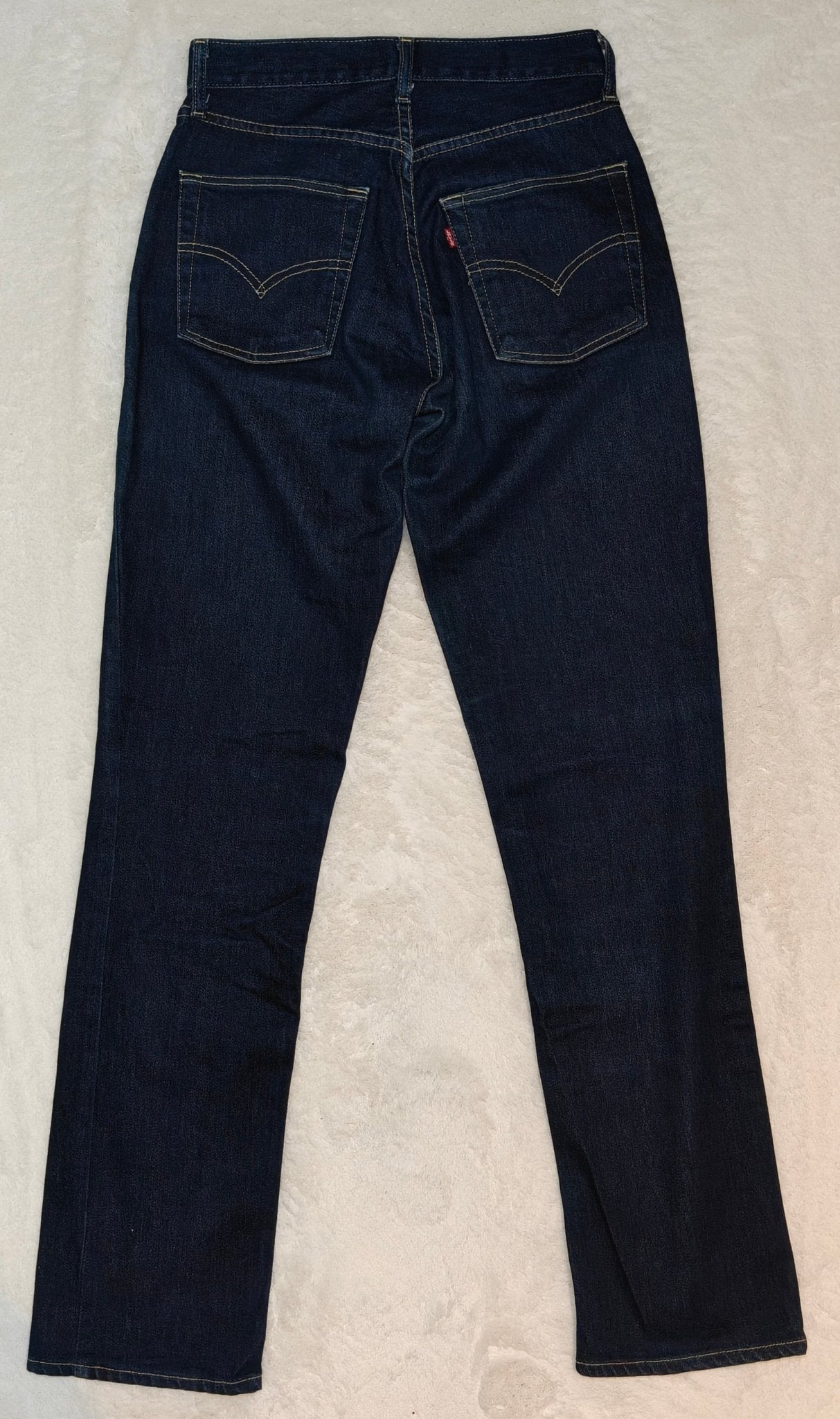 Women Levi's 595 Dark Blue Straight W30 L34 (EU 40/L) Jeans
