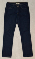 Women Levi’s 714 Dark Blue Straight W26 L32 (EU 36/S) Jeans