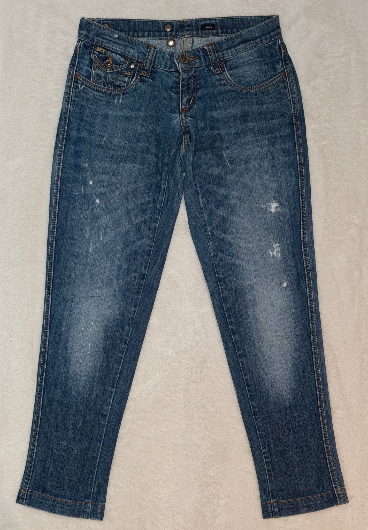 Women Miss Sixty Shock Blue Slim W29 L30 (EU 38/M) Jeans