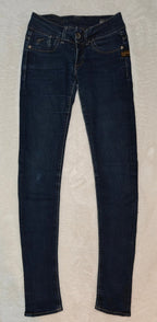 Women G - Star RAW Lynn Dark Blue Skinny W26 L32 (EU 36/S) Jeans