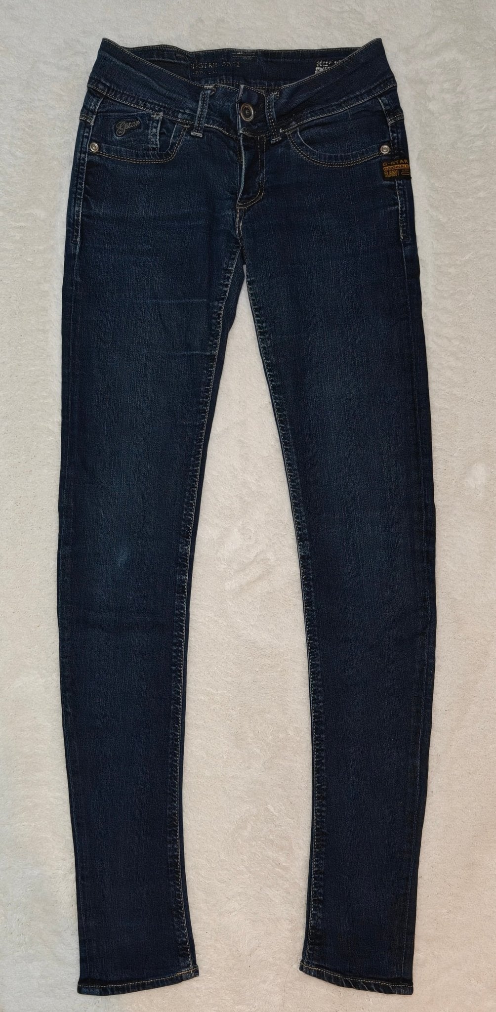 Women G - Star RAW Lynn Dark Blue Skinny W26 L32 (EU 36/S) Jeans