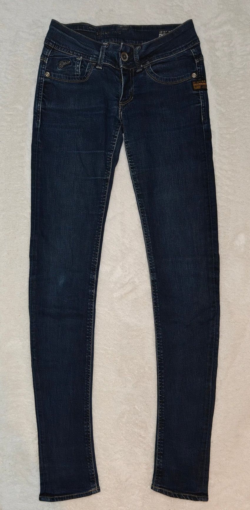 Women G - Star RAW Lynn Dark Blue Skinny W26 L32 (EU 36/S) Jeans