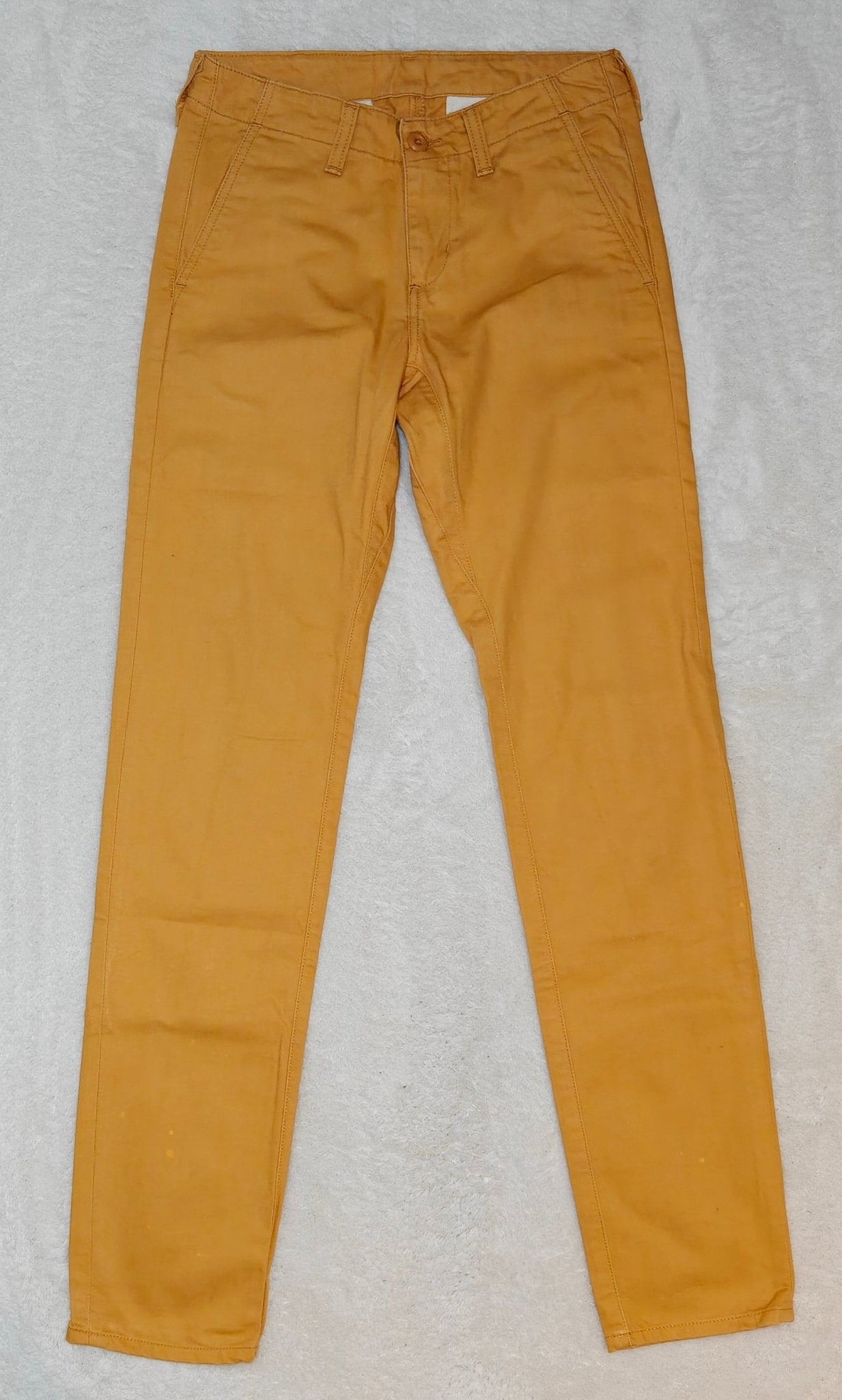 Women Carhartt X' Club Pant Camel Slim W26 L32 (EU 36/S) Jeans