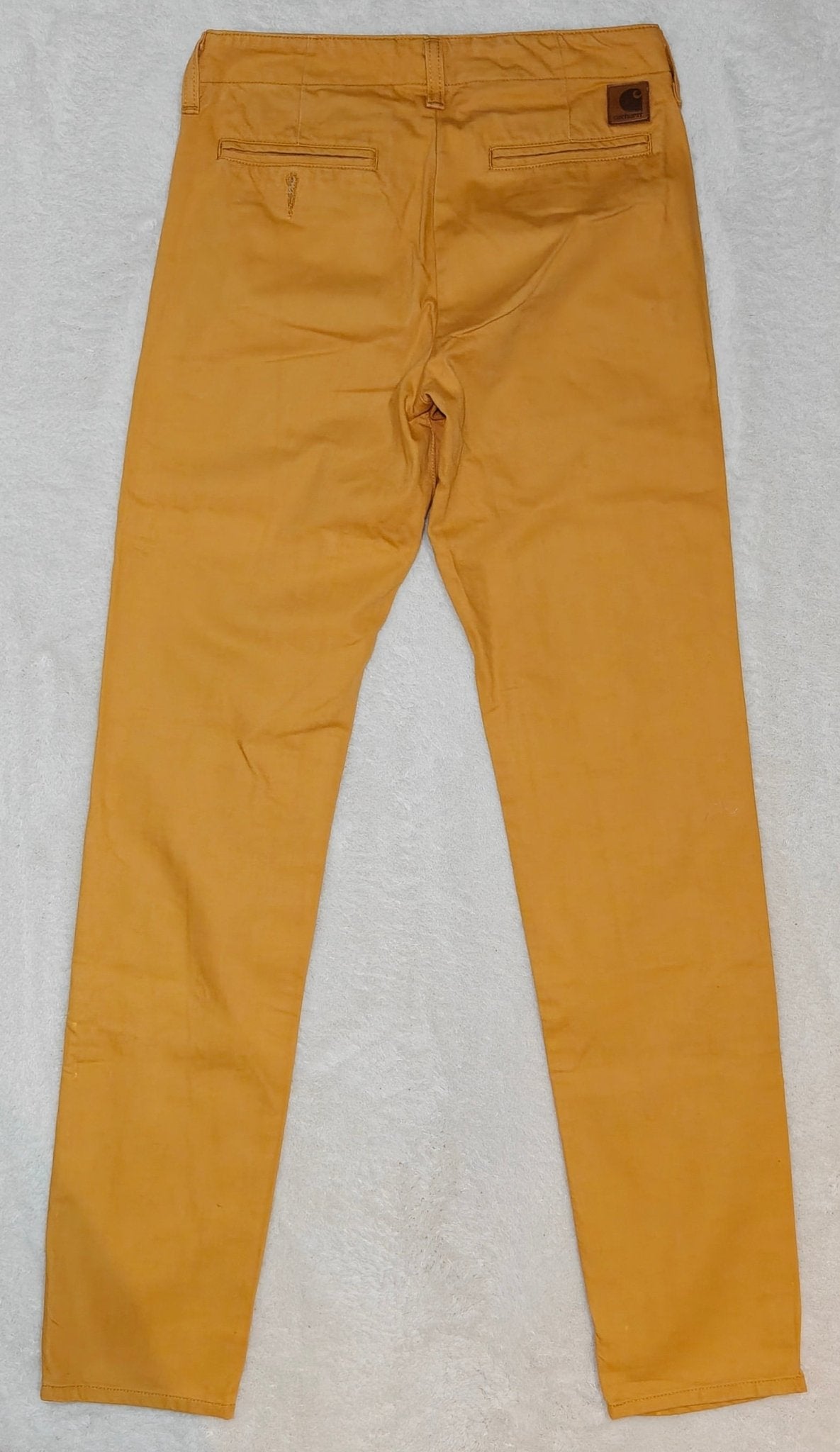 Women Carhartt X' Club Pant Camel Slim W26 L32 (EU 36/S) Jeans