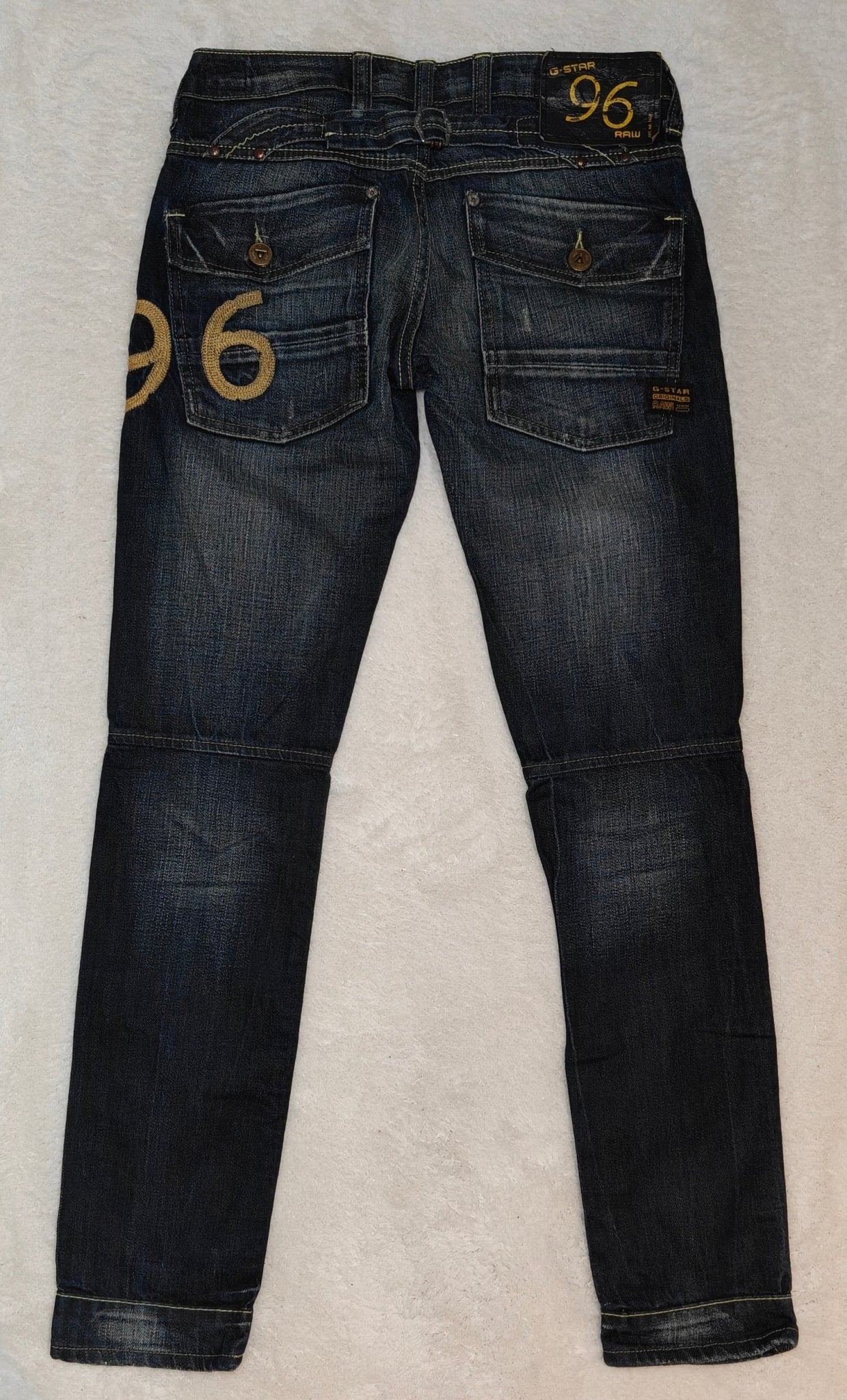 Women G - Star RAW Elwood Heritage Dark Blue Slim W26 L32 (EU 36/S) Jeans