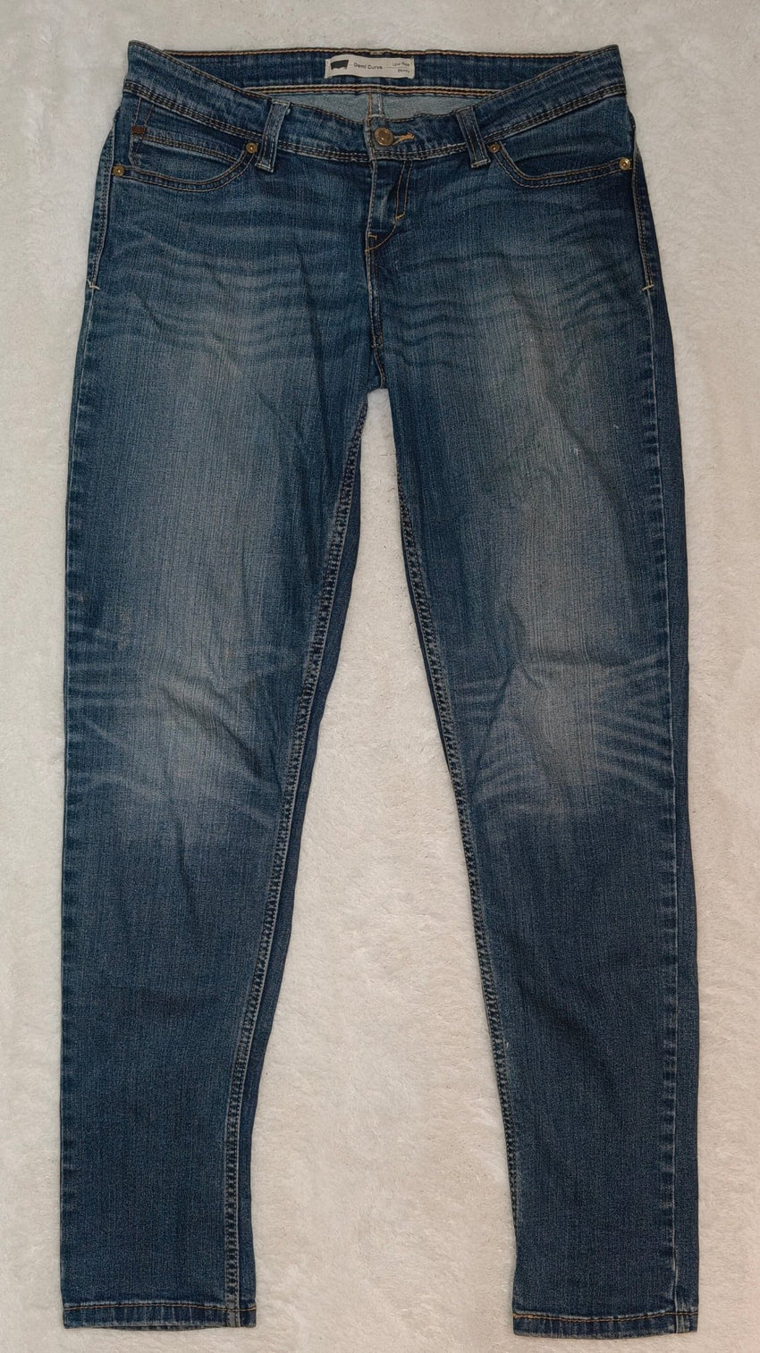 Women’s Levi’s Demi Curve Jeans Blue Faded Skinny W28 L32 (EU 38/M)