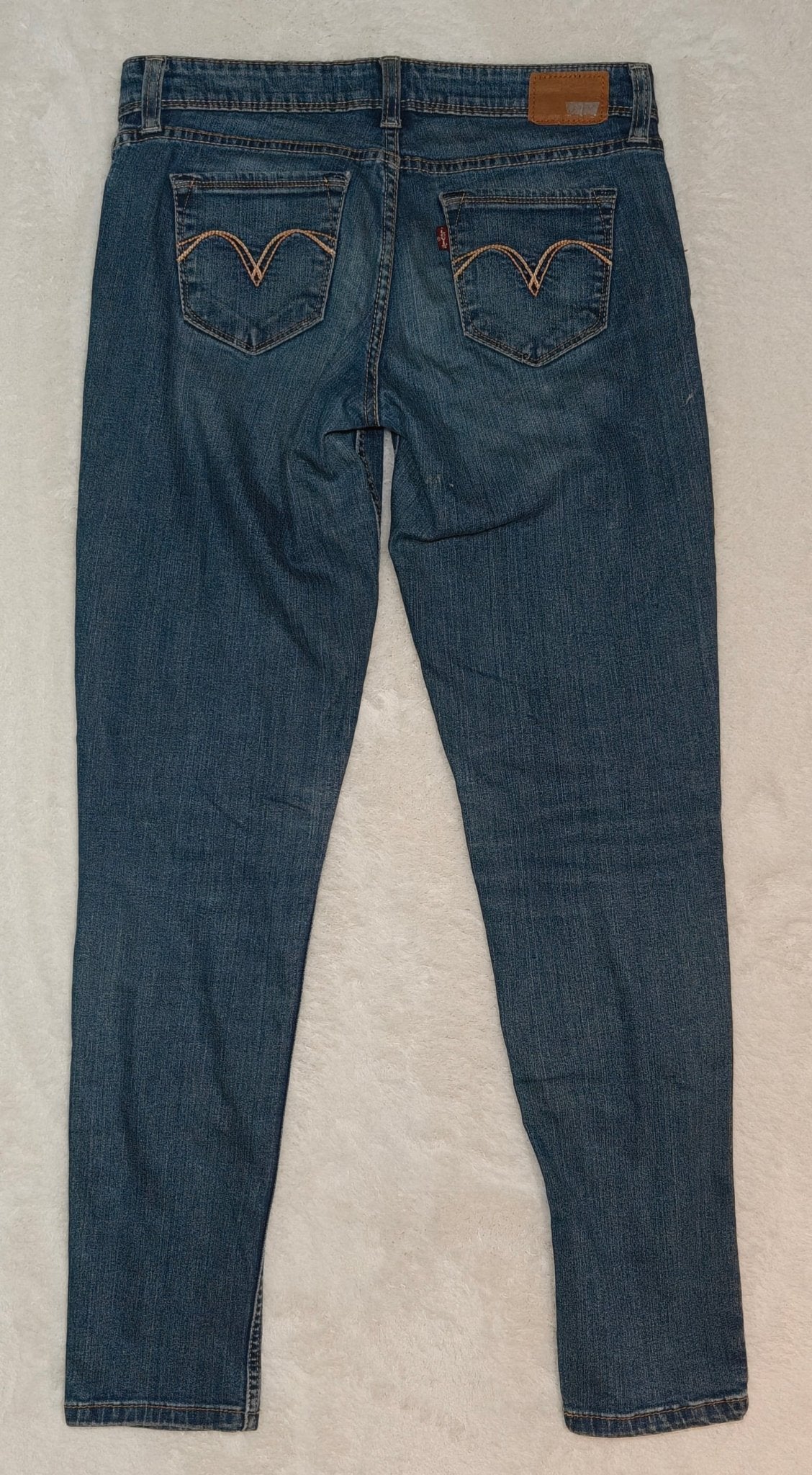 Women’s Levi’s Demi Curve Jeans Blue Faded Skinny W28 L32 (EU 38/M)