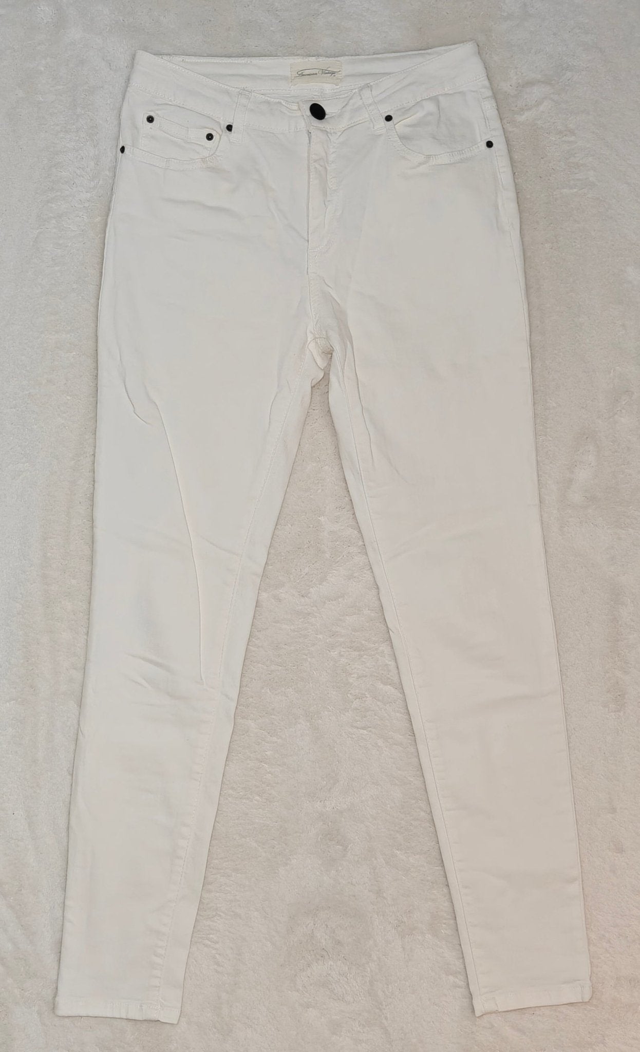 Women American Vintage R53Q/JIM203 White Skinny W28 L28 (EU 38/M) Jeans