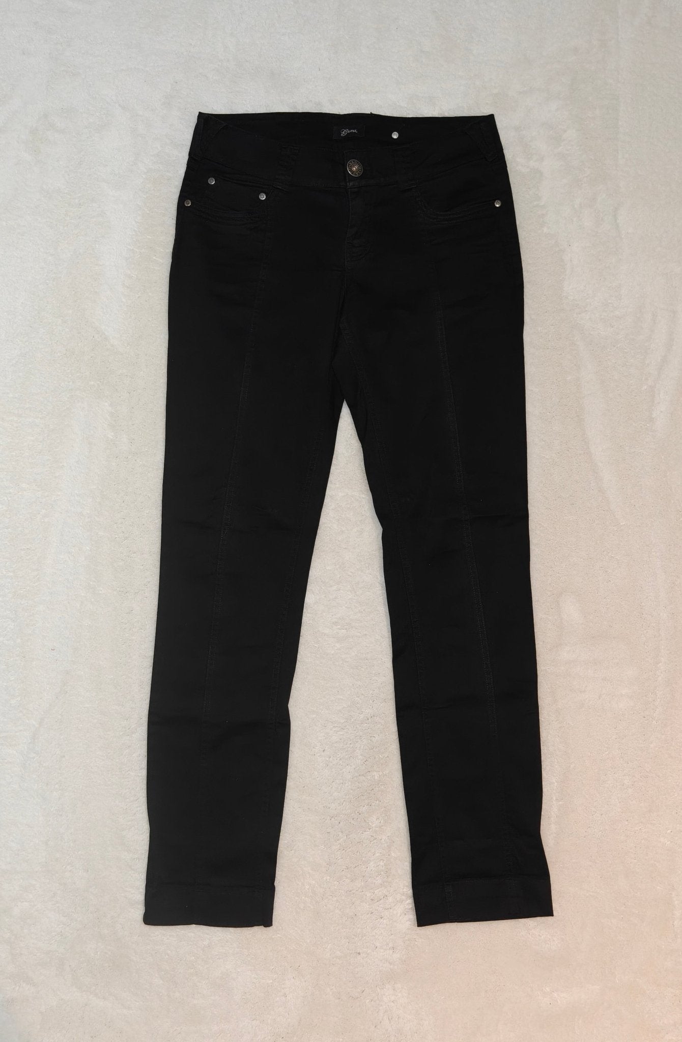 Women’s Guess Modele Trousers Black Slim W29 L32 (EU 38/M)