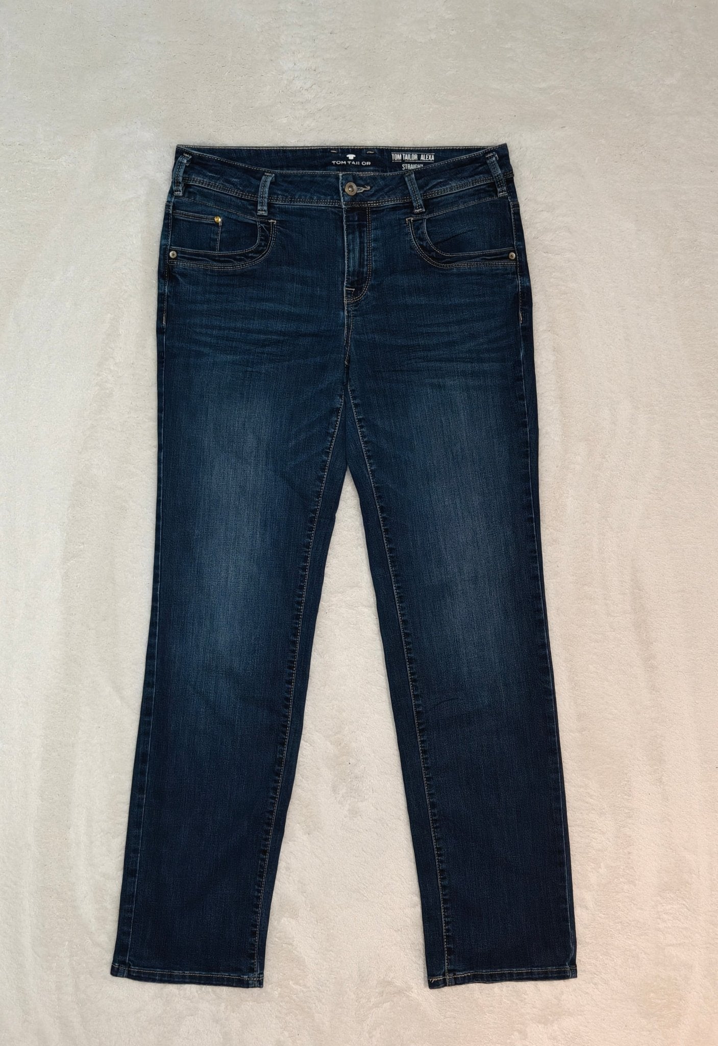 Women Tom Tailor Alexa Blue Straight W31 L32 (EU 40/L) Jeans