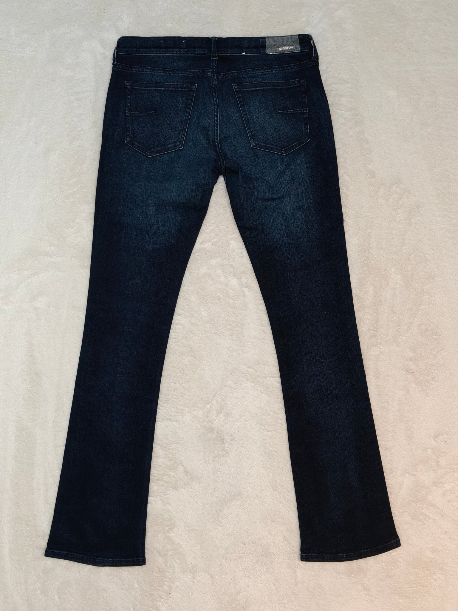 Women Mauro Grifoni GY290326 Blue Flared W28 L32 (EU 38/M) Jeans