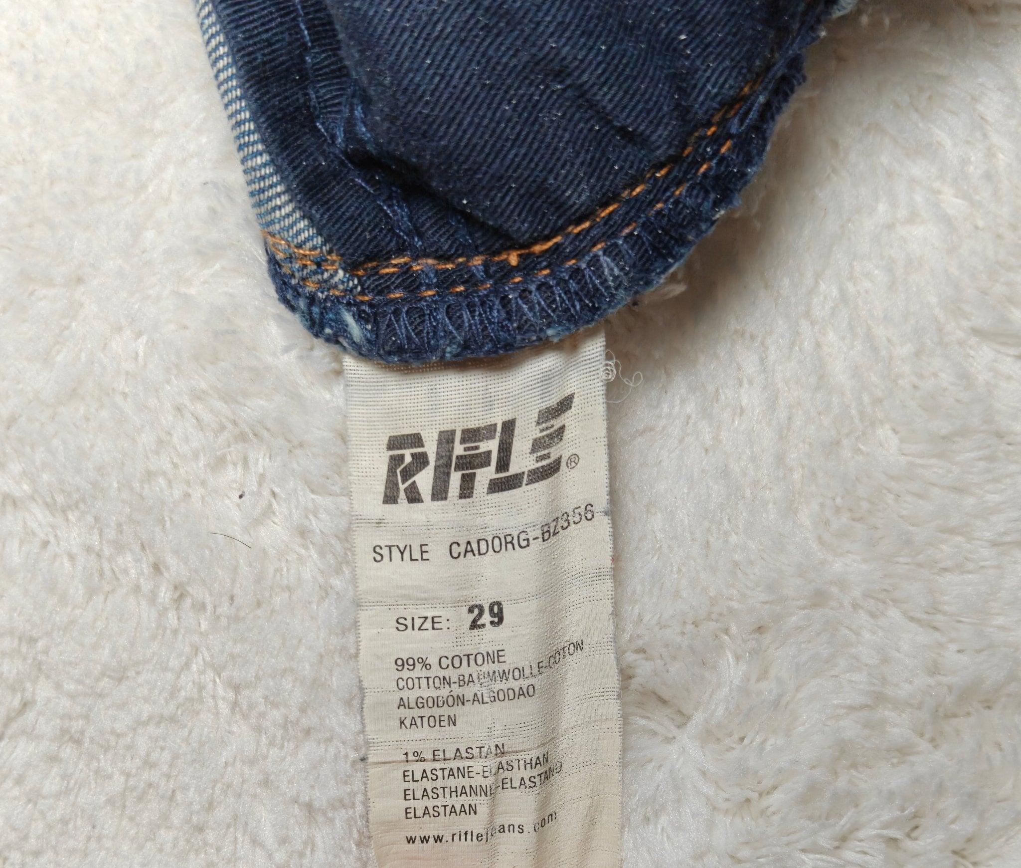 Women Rifle Cadorg Blue Straight W29 L32 (EU 38/M) Jeans
