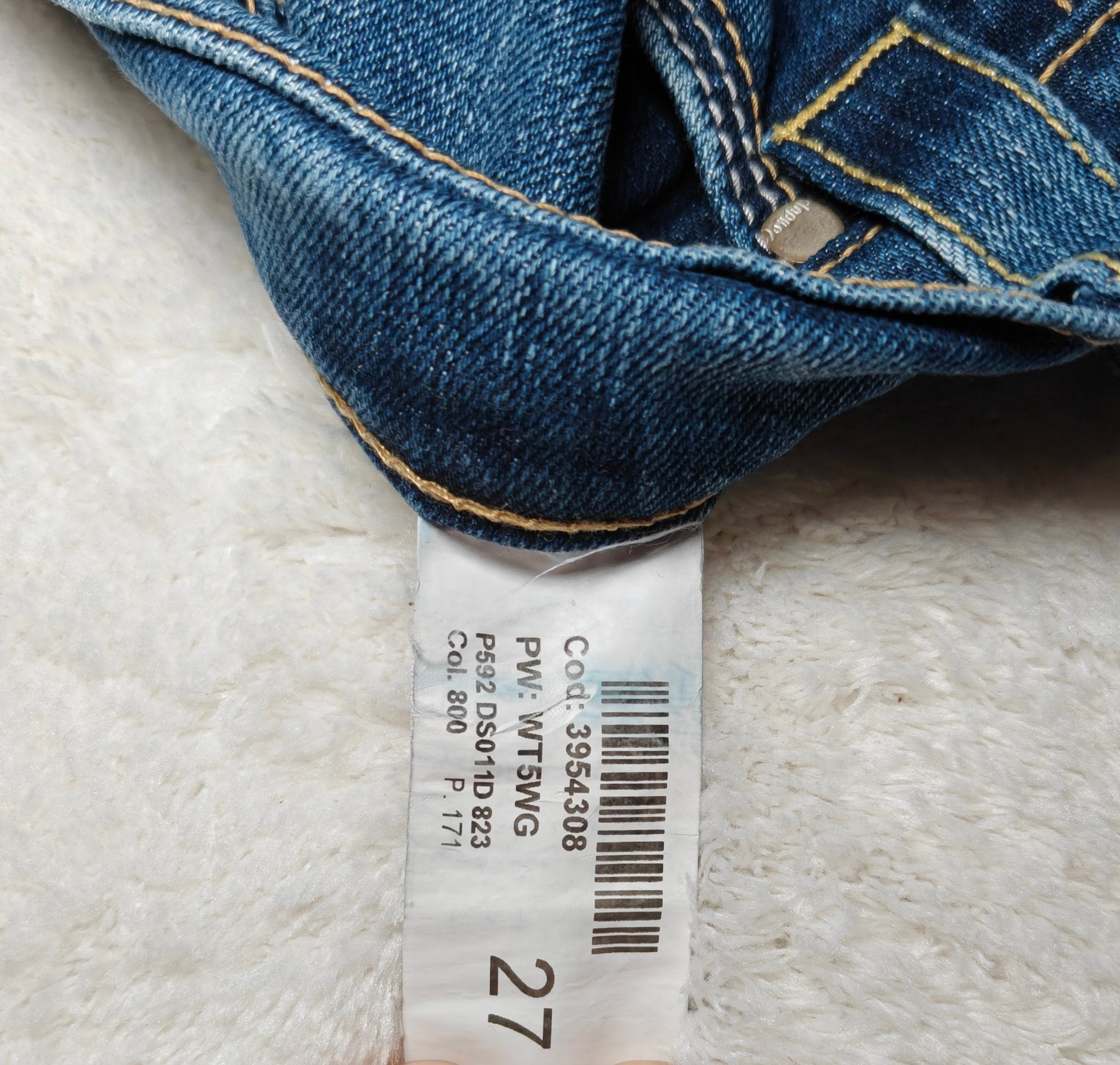 Women Dondup Meese Blue Slim W27 L32 (EU 36/S) Jeans