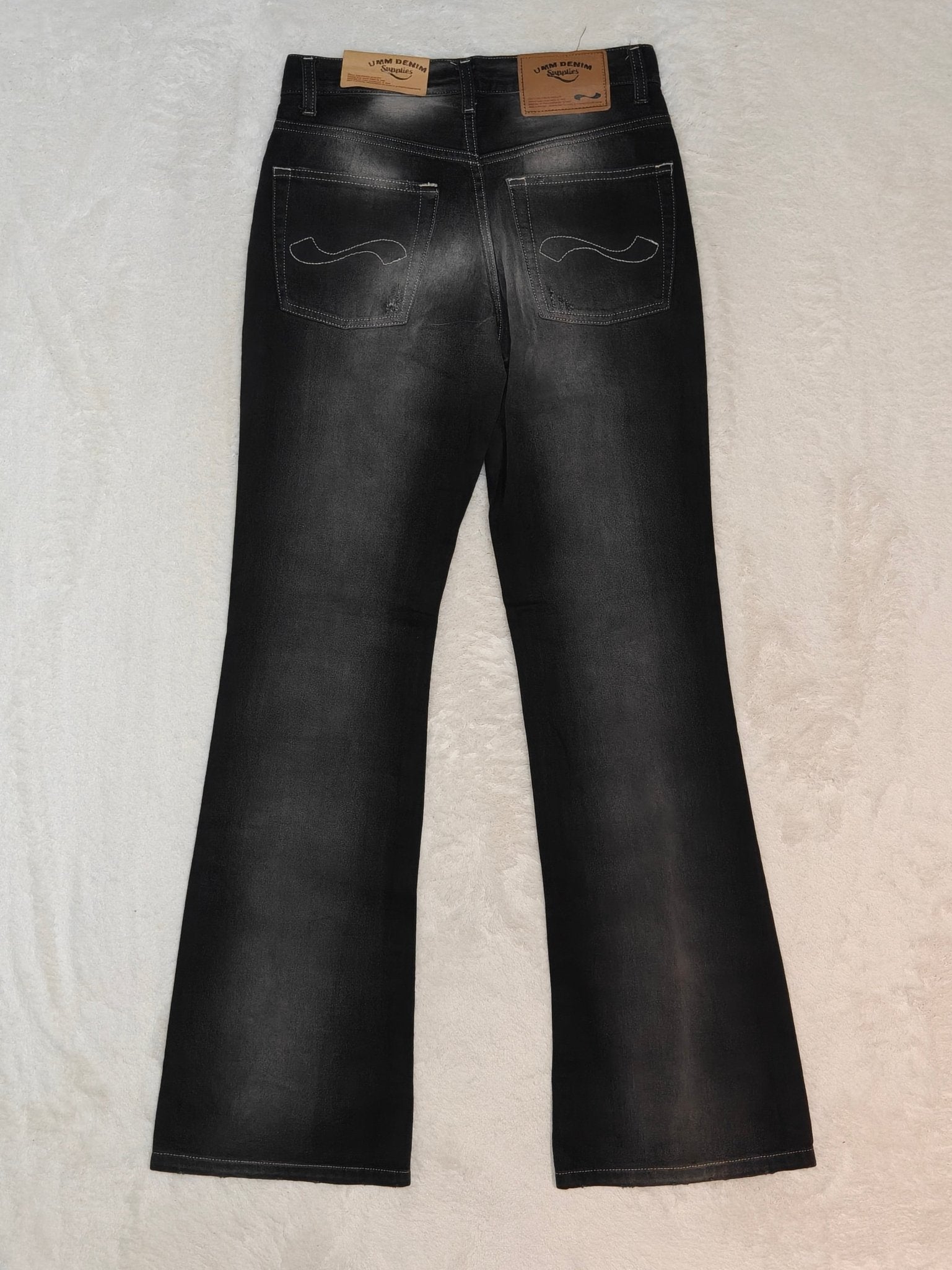 Women UMM 006 Black Flared W28 L32 (EU 38/M) Jeans