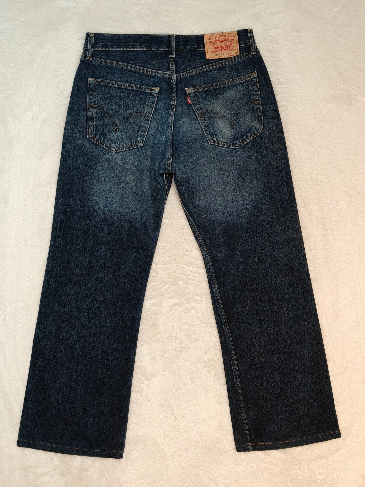 Men Levi's 527 Blue Flared W31 L30 Jeans