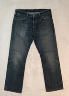 Men Levi's 506 Blue Straight W34 L30 Jeans