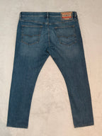 Men Diesel D - Luster Blue Regular Slim W33 L30 Jeans