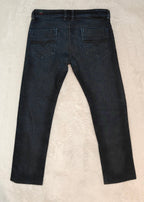 Men Diesel Safado Blue Wash 008AA Regular Slim Carrot W32 L30 Jeans