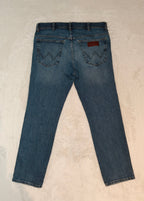 Men Wrangler Texas Light Blue Straight W34 L32 Jeans