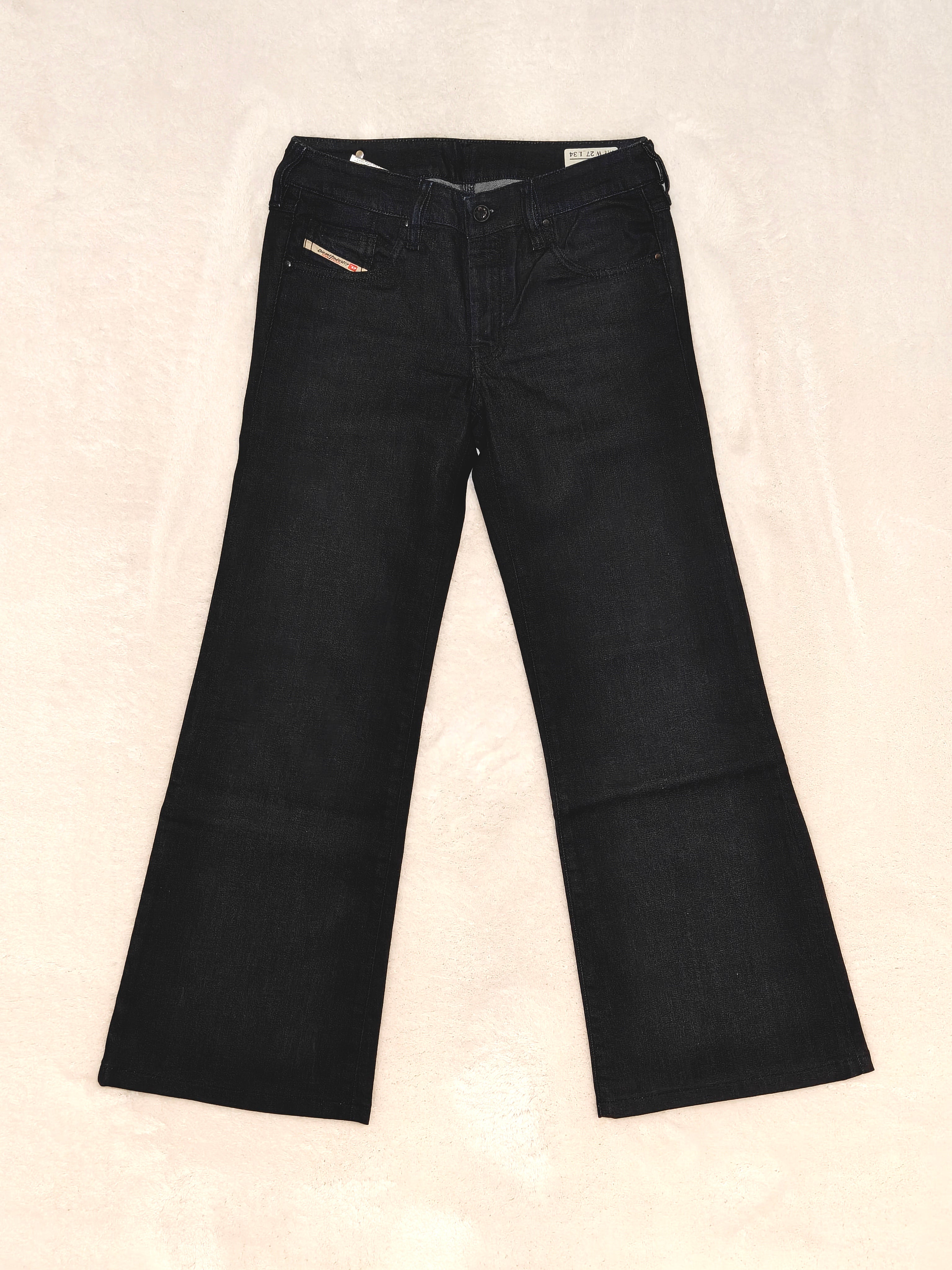 Women Diesel YBO Blue Flared W27 L30 (EU 36/S) Jeans
