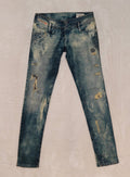 Women Diesel Matic Blue Wash 0081P Slim Tapered W26 L32 (EU 36/S) Jeans