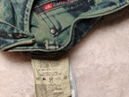 Women Diesel Green Acid Wash Slim Fit W26 L30 (EU 36/S) Jeans