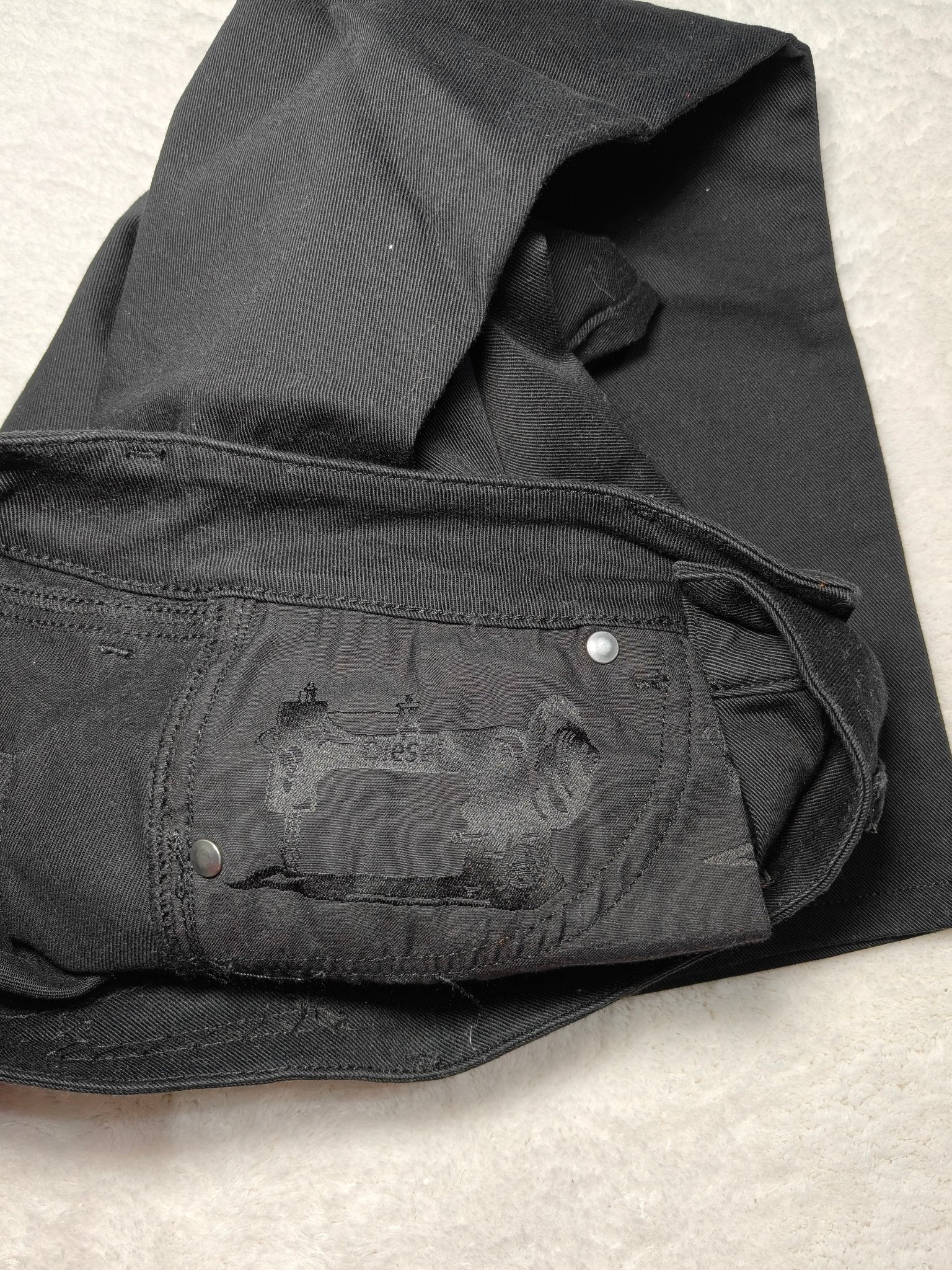 Women Diesel Black Gold Black Slim W25 L28 (EU 36/S) Jeans