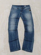 Women G - Star Lynn Blue Straight W28 L34 (EU 38/M) Jeans