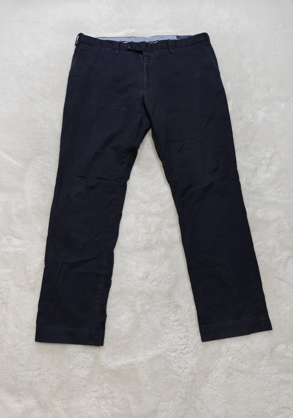 Men Polo Ralph Lauren Slim Stretch Dark Blue W38 L32 Pants